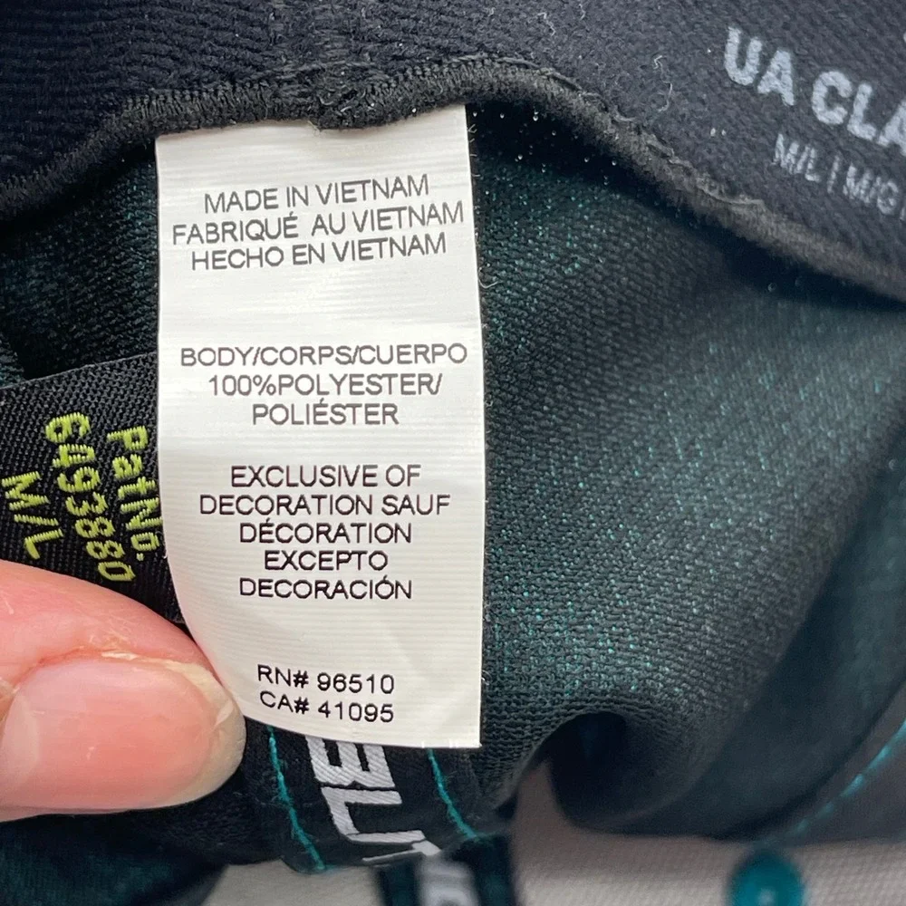 Under Armour 1305036 Hat Blitzing 3.0 Men M/L Teal Blue Stretch Fit Athletic Cap